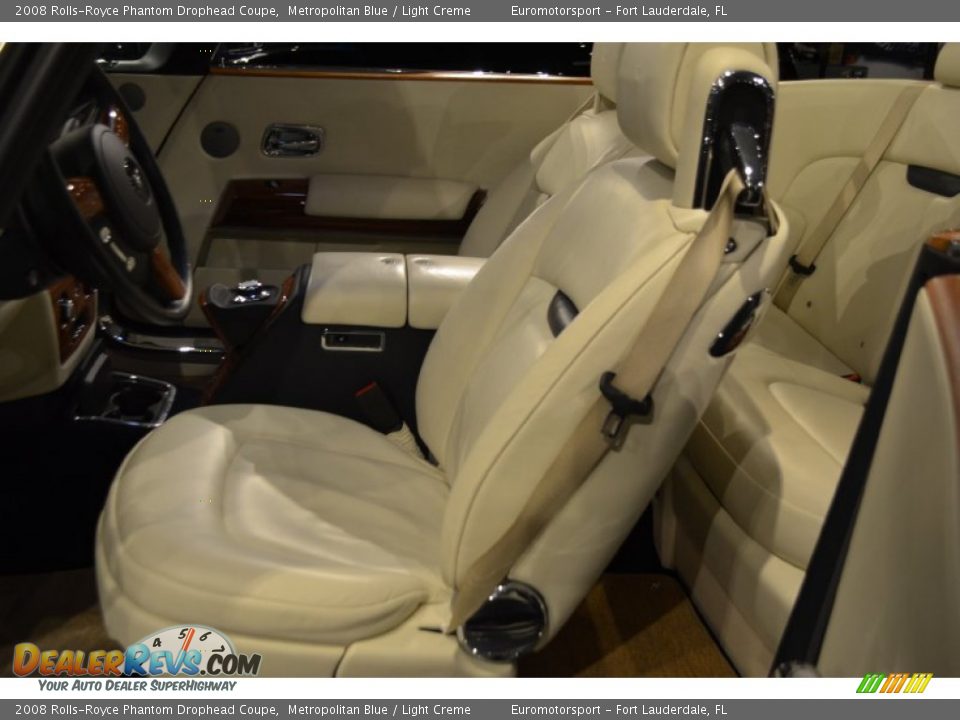 2008 Rolls-Royce Phantom Drophead Coupe Metropolitan Blue / Light Creme Photo #41
