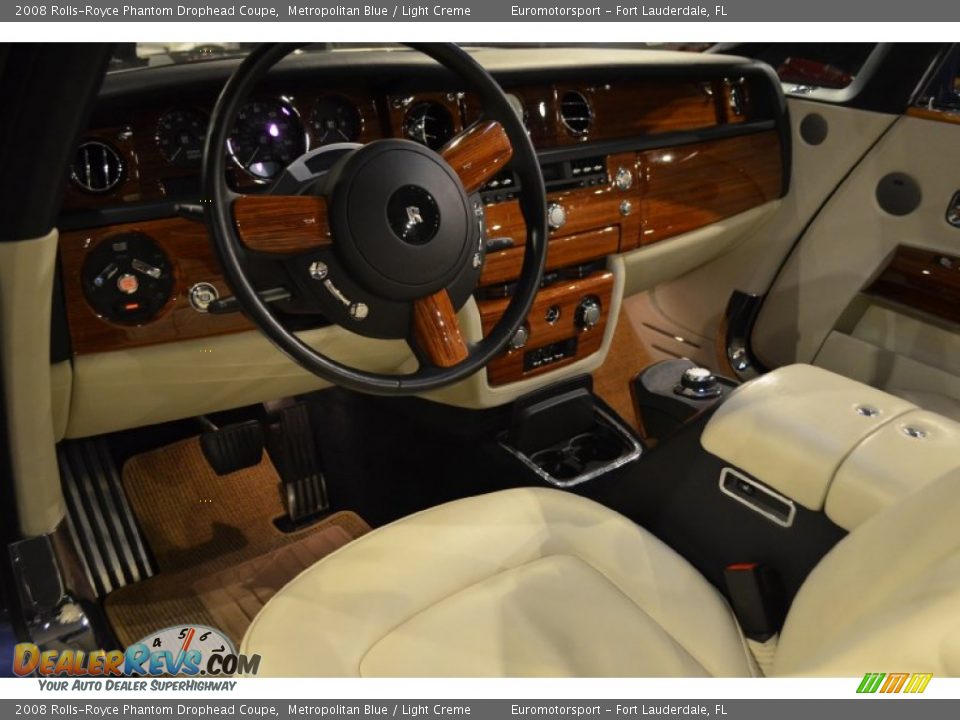 Light Creme Interior - 2008 Rolls-Royce Phantom Drophead Coupe  Photo #42