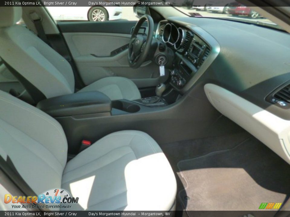 2011 Kia Optima LX Bright Silver / Gray Photo #10