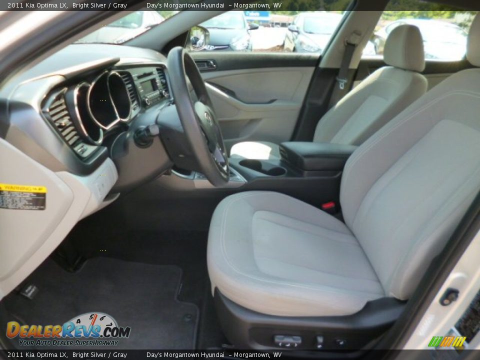 2011 Kia Optima LX Bright Silver / Gray Photo #14