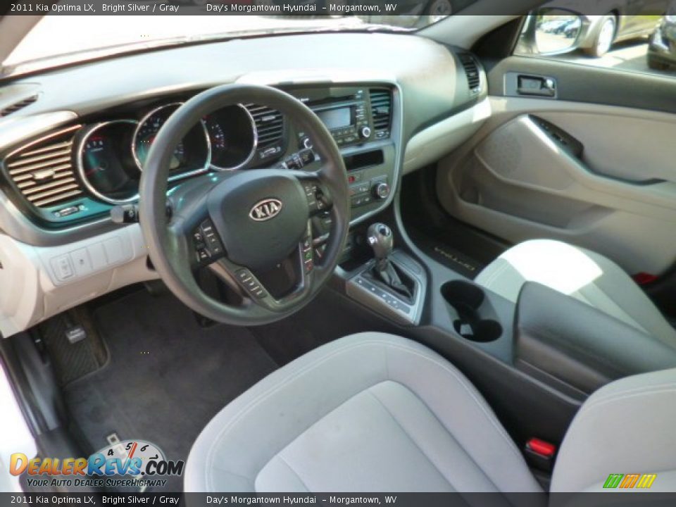 2011 Kia Optima LX Bright Silver / Gray Photo #15