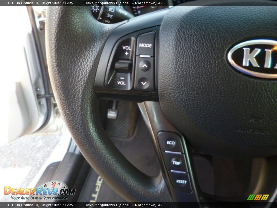 2011 Kia Optima LX Bright Silver / Gray Photo #18