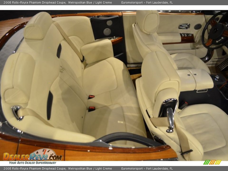 Rear Seat of 2008 Rolls-Royce Phantom Drophead Coupe  Photo #52
