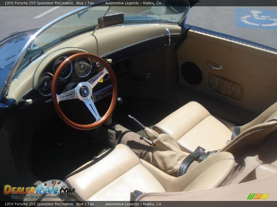 1956 Porsche 356 Speedster ReCreation Blue / Tan Photo #19