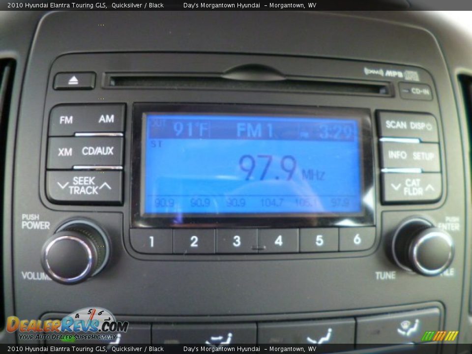 2010 Hyundai Elantra Touring GLS Quicksilver / Black Photo #19