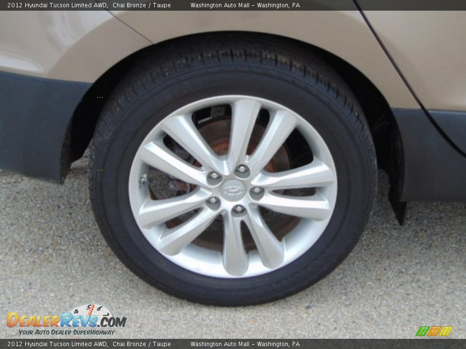 2012 Hyundai Tucson Limited AWD Chai Bronze / Taupe Photo #3
