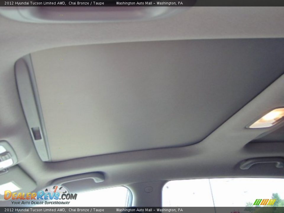 2012 Hyundai Tucson Limited AWD Chai Bronze / Taupe Photo #9