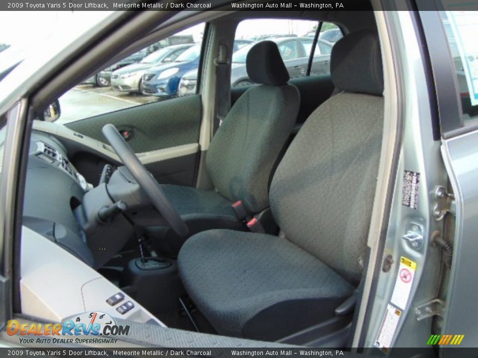 2009 Toyota Yaris 5 Door Liftback Meteorite Metallic / Dark Charcoal Photo #11