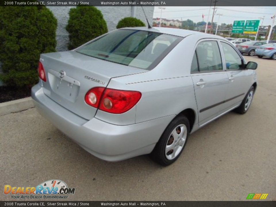 2008 Toyota Corolla CE Silver Streak Mica / Stone Photo #8