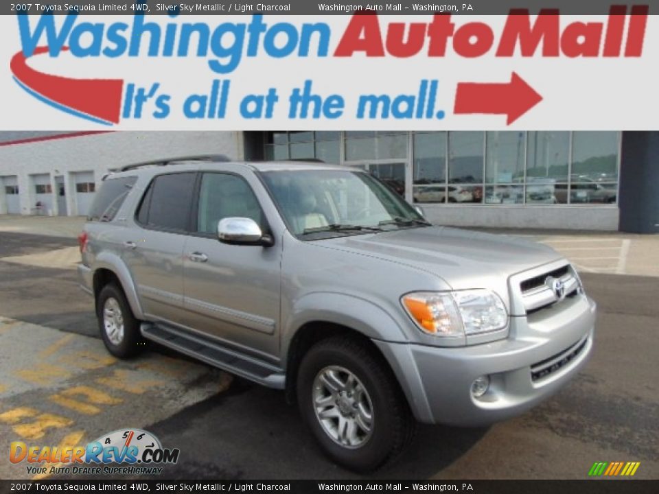 2007 Toyota Sequoia Limited 4WD Silver Sky Metallic / Light Charcoal Photo #1