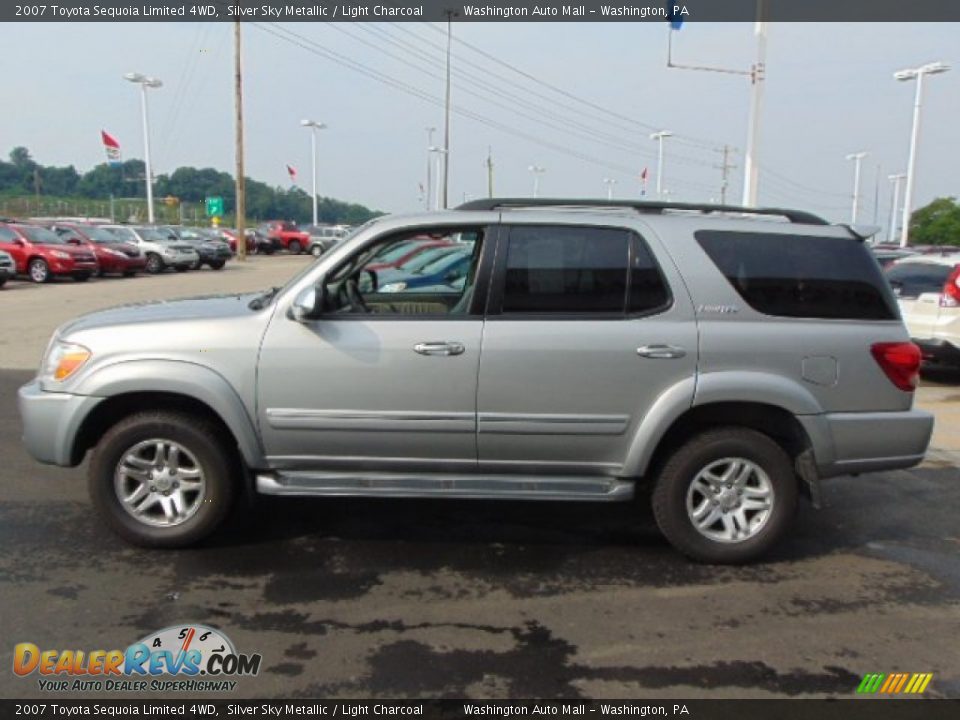 2007 Toyota Sequoia Limited 4WD Silver Sky Metallic / Light Charcoal Photo #7