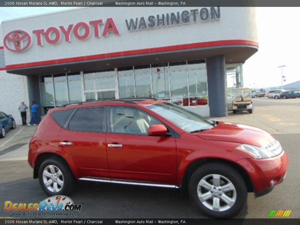 2006 Nissan Murano SL AWD Merlot Pearl / Charcoal Photo #2