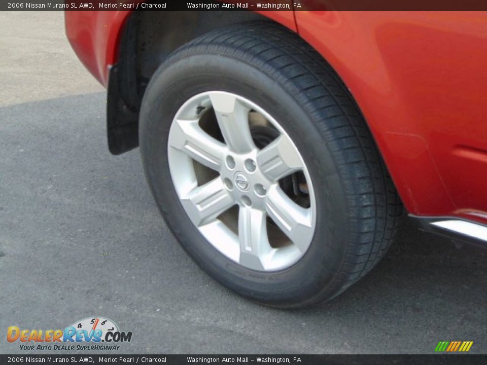 2006 Nissan Murano SL AWD Merlot Pearl / Charcoal Photo #3