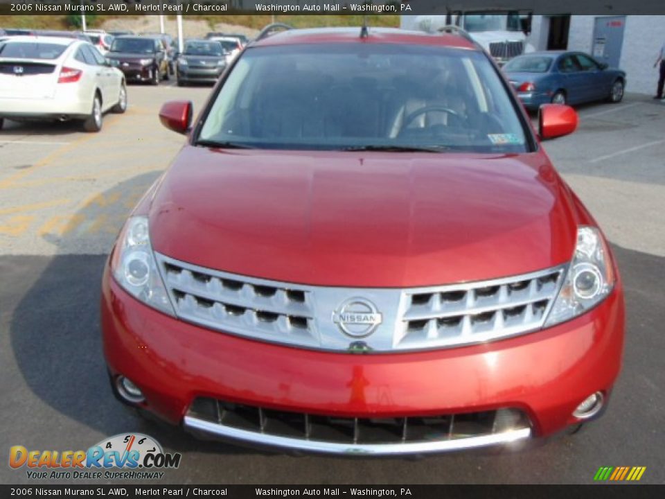 2006 Nissan Murano SL AWD Merlot Pearl / Charcoal Photo #4