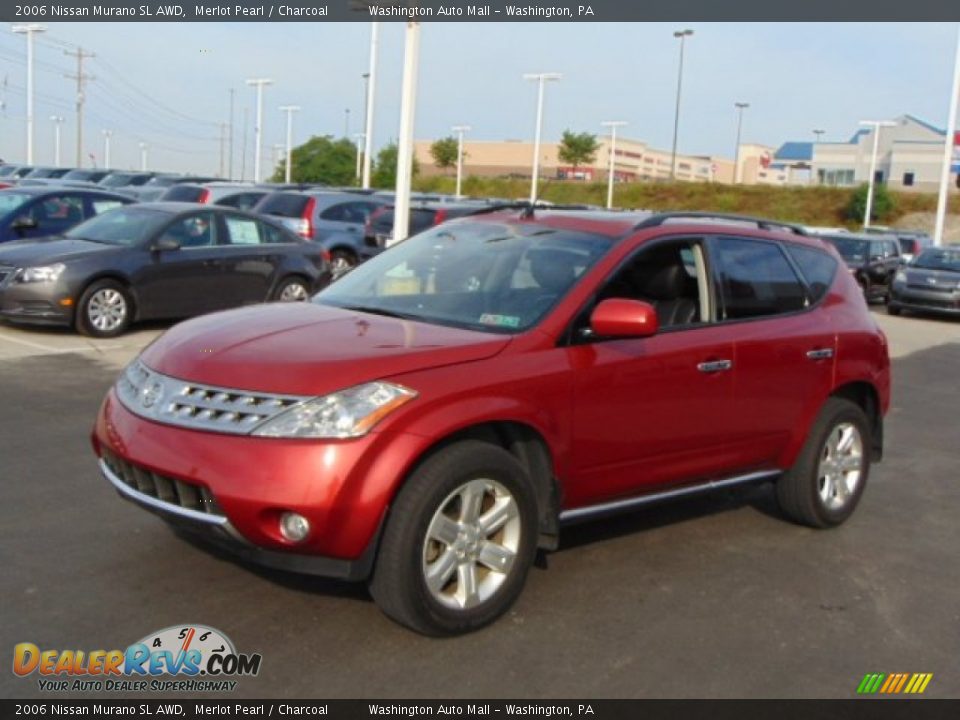 2006 Nissan Murano SL AWD Merlot Pearl / Charcoal Photo #5