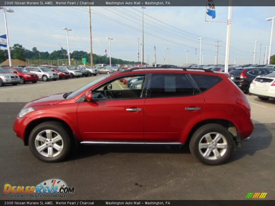 2006 Nissan Murano SL AWD Merlot Pearl / Charcoal Photo #6