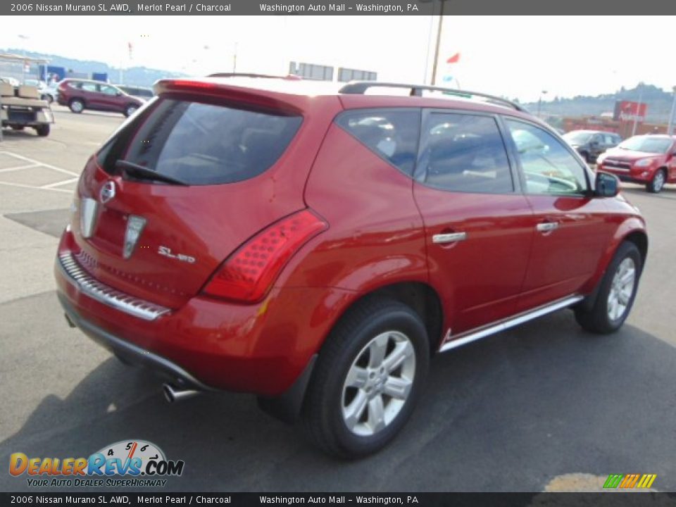 2006 Nissan Murano SL AWD Merlot Pearl / Charcoal Photo #8