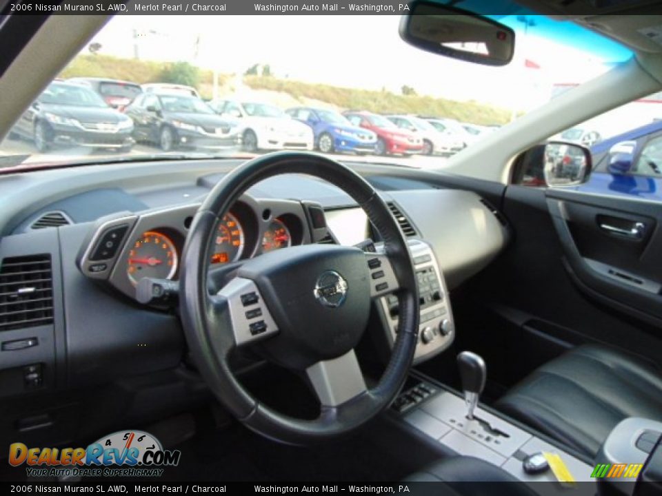 2006 Nissan Murano SL AWD Merlot Pearl / Charcoal Photo #10