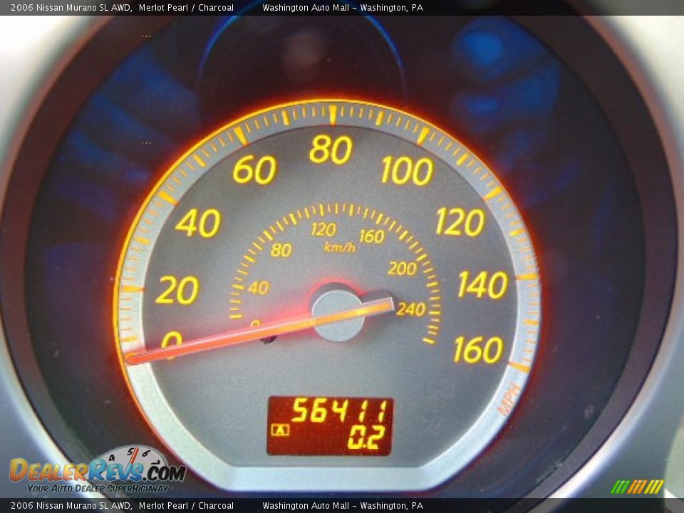 2006 Nissan Murano SL AWD Merlot Pearl / Charcoal Photo #20