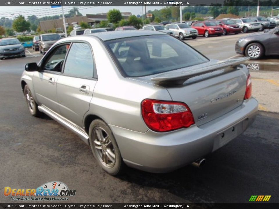 2005 Subaru Impreza WRX Sedan Crystal Grey Metallic / Black Photo #8