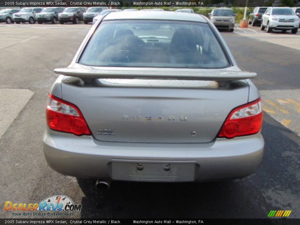 2005 Subaru Impreza WRX Sedan Crystal Grey Metallic / Black Photo #9