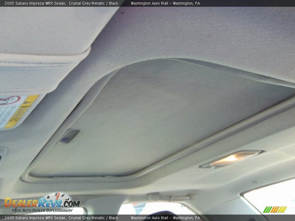 2005 Subaru Impreza WRX Sedan Crystal Grey Metallic / Black Photo #10