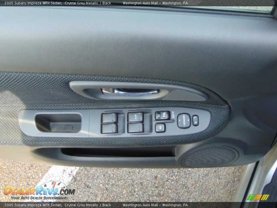 2005 Subaru Impreza WRX Sedan Crystal Grey Metallic / Black Photo #12