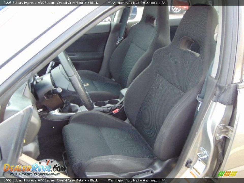 2005 Subaru Impreza WRX Sedan Crystal Grey Metallic / Black Photo #13
