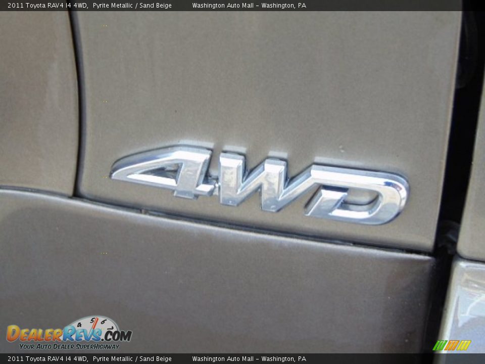 2011 Toyota RAV4 I4 4WD Pyrite Metallic / Sand Beige Photo #9
