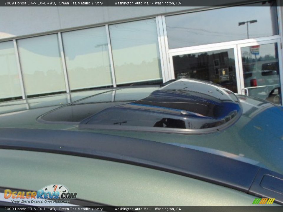 2009 Honda CR-V EX-L 4WD Green Tea Metallic / Ivory Photo #3