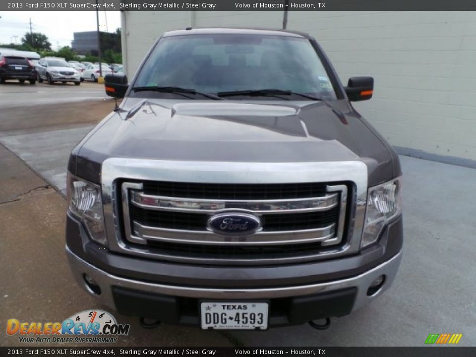 2013 Ford F150 XLT SuperCrew 4x4 Sterling Gray Metallic / Steel Gray Photo #2