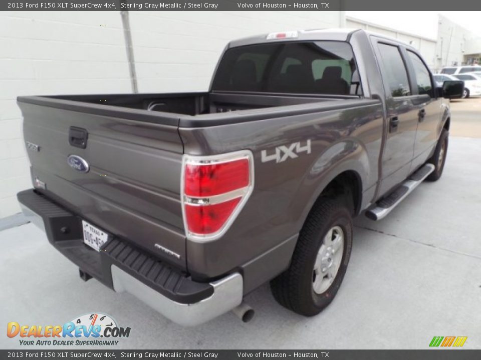 2013 Ford F150 XLT SuperCrew 4x4 Sterling Gray Metallic / Steel Gray Photo #4