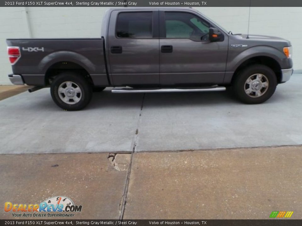2013 Ford F150 XLT SuperCrew 4x4 Sterling Gray Metallic / Steel Gray Photo #5
