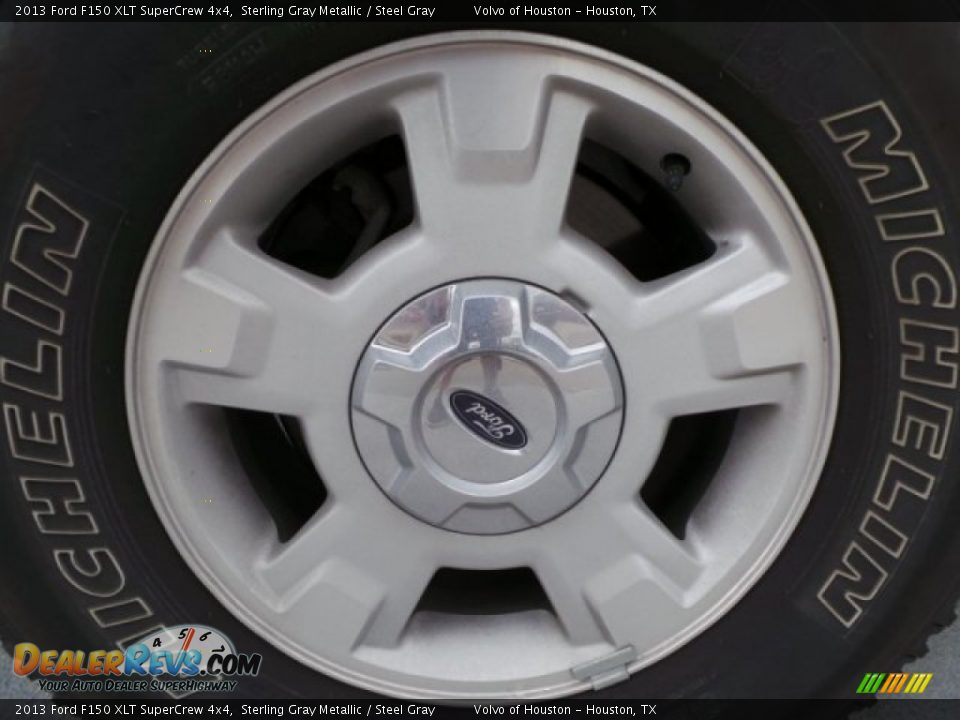 2013 Ford F150 XLT SuperCrew 4x4 Sterling Gray Metallic / Steel Gray Photo #6