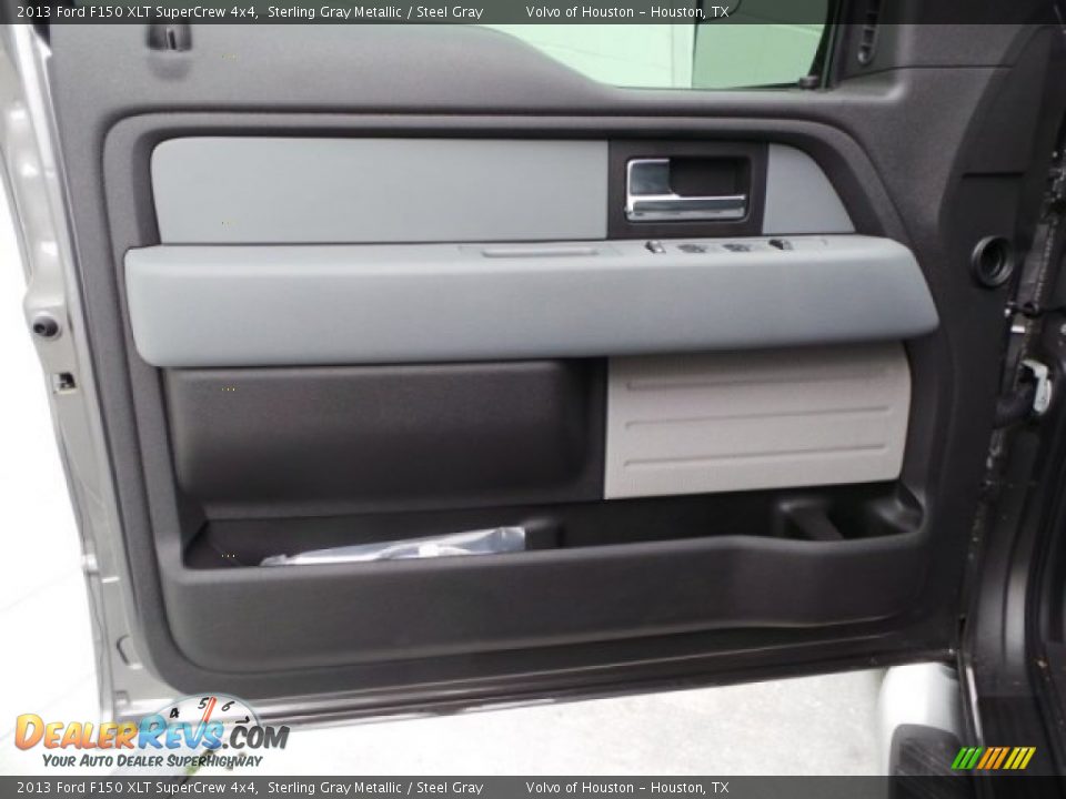2013 Ford F150 XLT SuperCrew 4x4 Sterling Gray Metallic / Steel Gray Photo #7