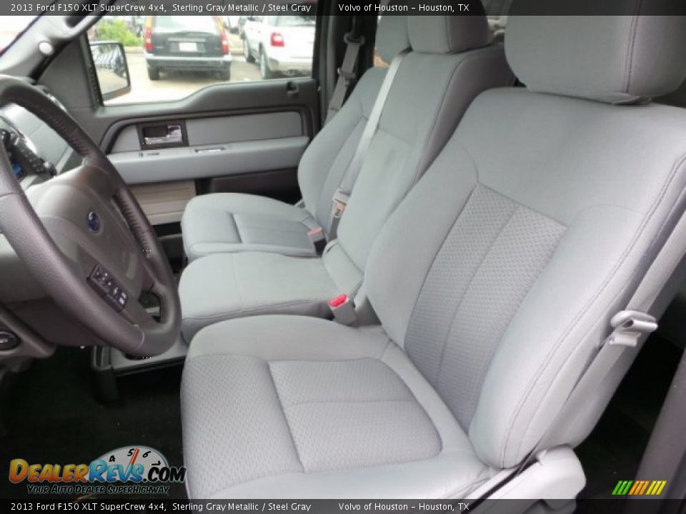 2013 Ford F150 XLT SuperCrew 4x4 Sterling Gray Metallic / Steel Gray Photo #9