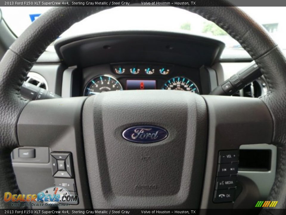 2013 Ford F150 XLT SuperCrew 4x4 Sterling Gray Metallic / Steel Gray Photo #19