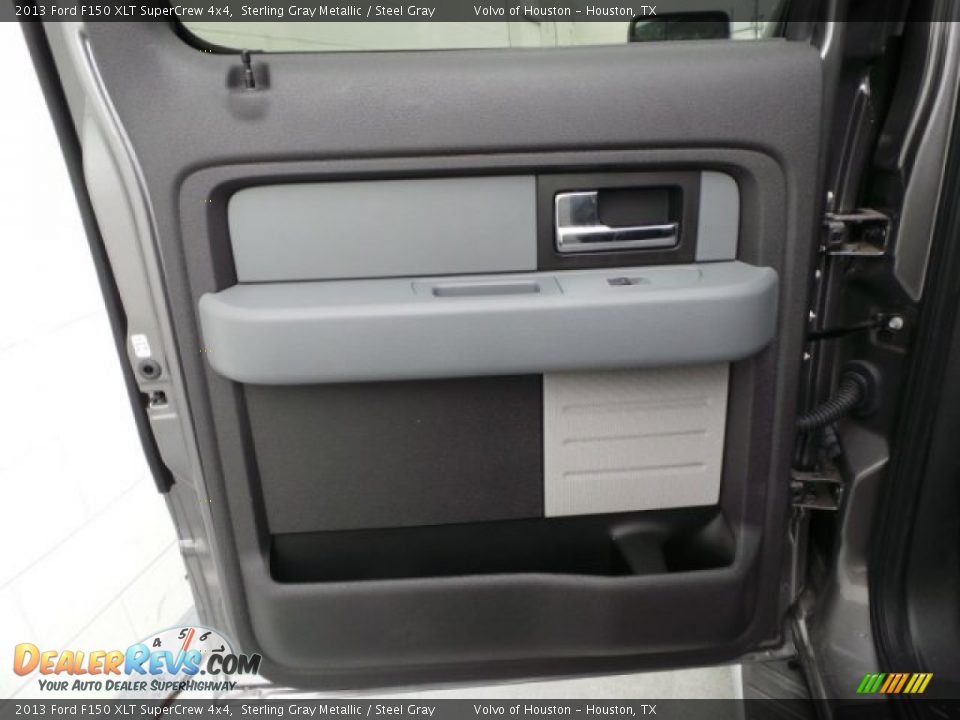 2013 Ford F150 XLT SuperCrew 4x4 Sterling Gray Metallic / Steel Gray Photo #21