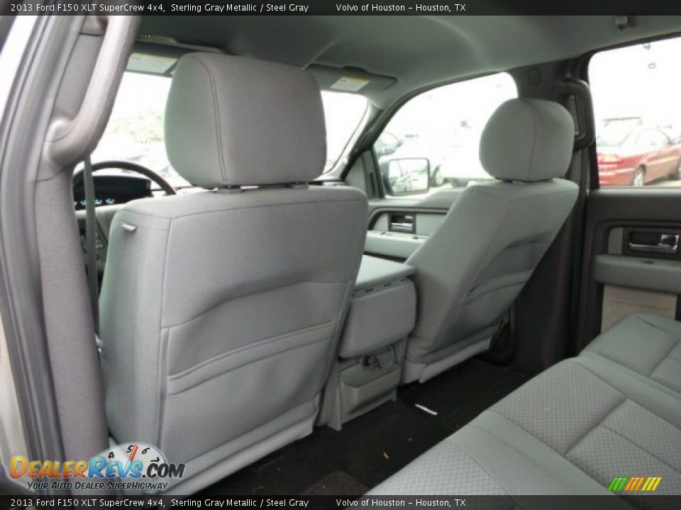 2013 Ford F150 XLT SuperCrew 4x4 Sterling Gray Metallic / Steel Gray Photo #22