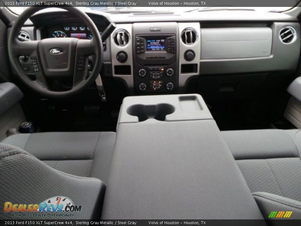 2013 Ford F150 XLT SuperCrew 4x4 Sterling Gray Metallic / Steel Gray Photo #24