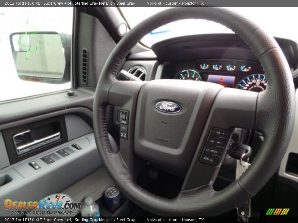 2013 Ford F150 XLT SuperCrew 4x4 Sterling Gray Metallic / Steel Gray Photo #25