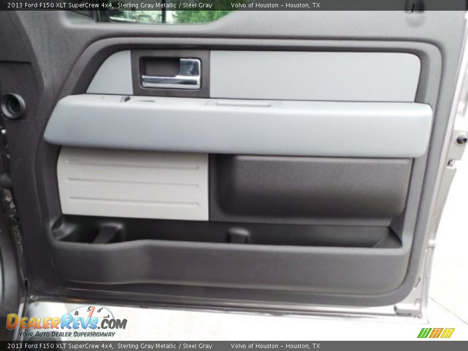 2013 Ford F150 XLT SuperCrew 4x4 Sterling Gray Metallic / Steel Gray Photo #27