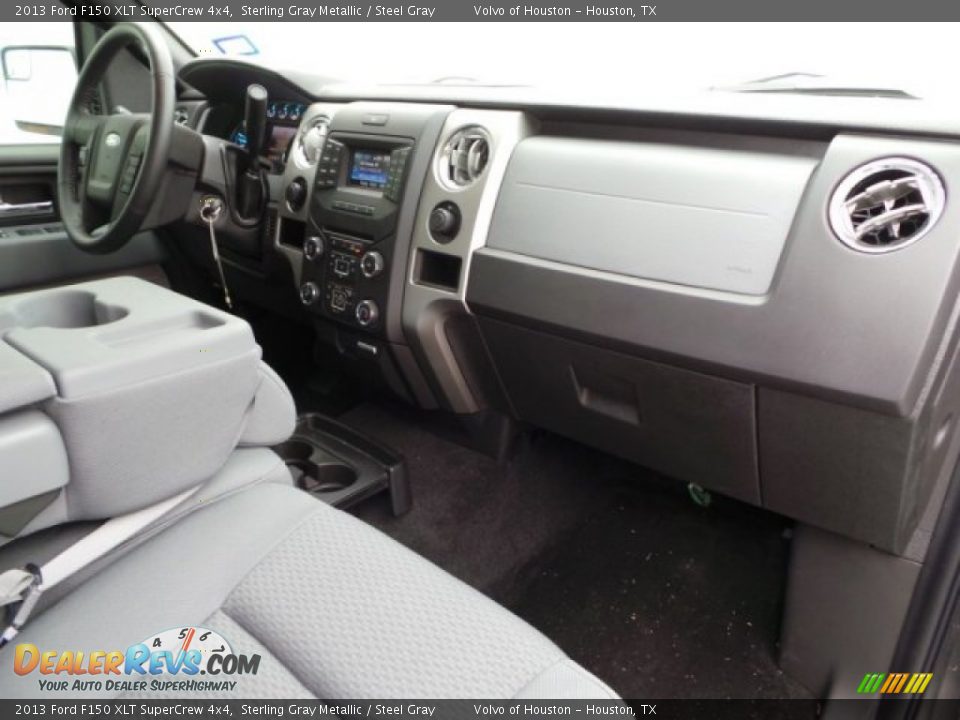 2013 Ford F150 XLT SuperCrew 4x4 Sterling Gray Metallic / Steel Gray Photo #28
