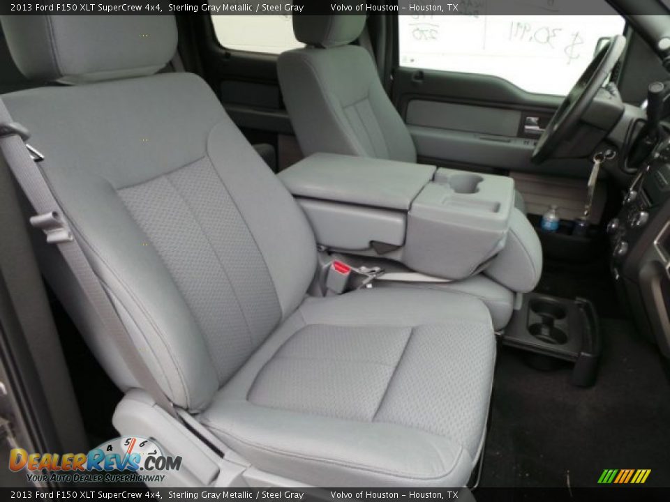 2013 Ford F150 XLT SuperCrew 4x4 Sterling Gray Metallic / Steel Gray Photo #29