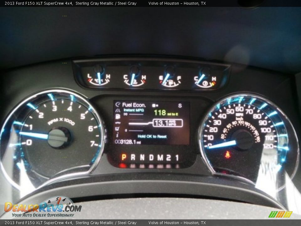 2013 Ford F150 XLT SuperCrew 4x4 Sterling Gray Metallic / Steel Gray Photo #30