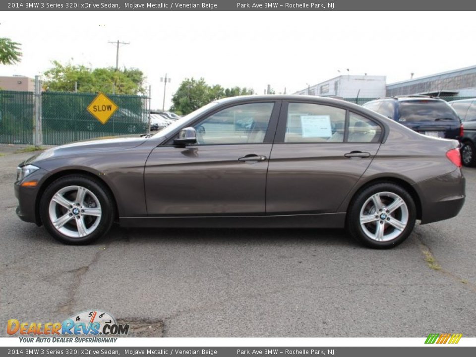 2014 BMW 3 Series 320i xDrive Sedan Mojave Metallic / Venetian Beige Photo #5