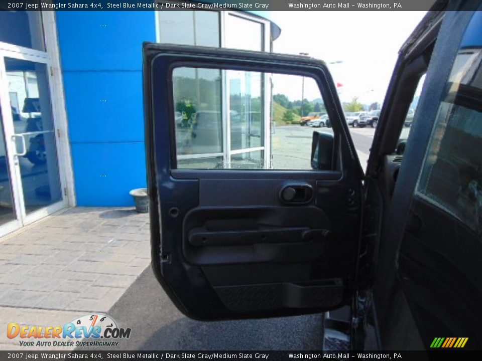 2007 Jeep Wrangler Sahara 4x4 Steel Blue Metallic / Dark Slate Gray/Medium Slate Gray Photo #9
