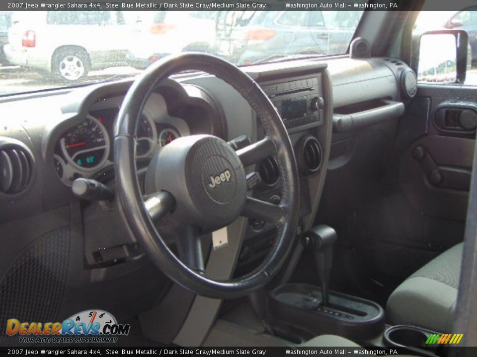 2007 Jeep Wrangler Sahara 4x4 Steel Blue Metallic / Dark Slate Gray/Medium Slate Gray Photo #10