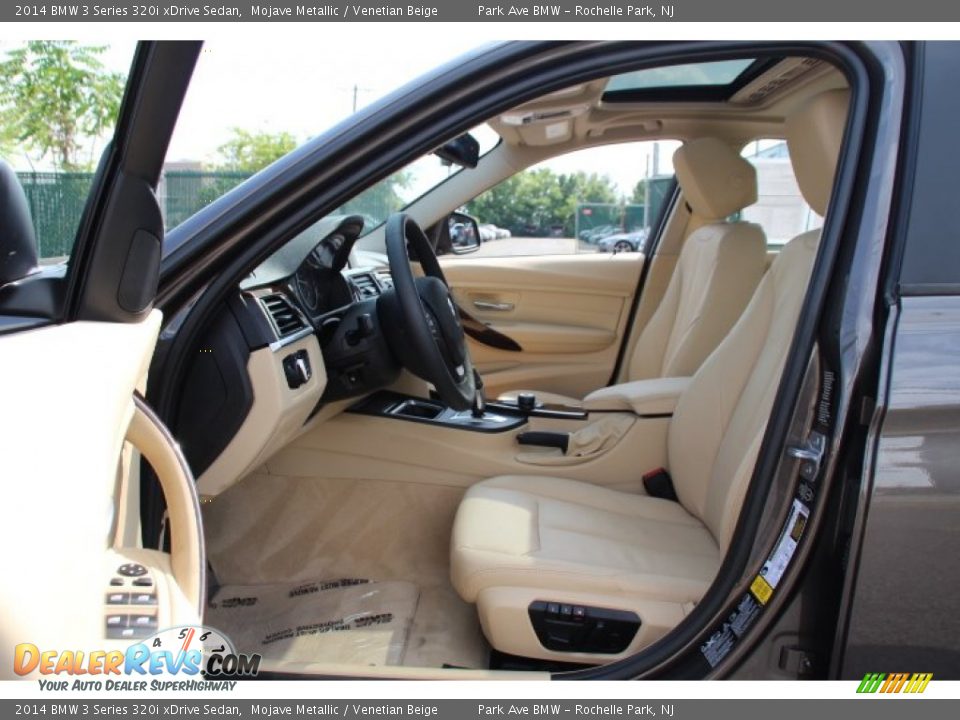 2014 BMW 3 Series 320i xDrive Sedan Mojave Metallic / Venetian Beige Photo #10