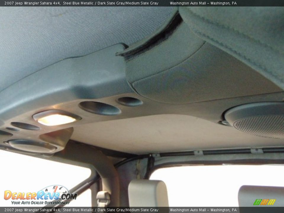 2007 Jeep Wrangler Sahara 4x4 Steel Blue Metallic / Dark Slate Gray/Medium Slate Gray Photo #12